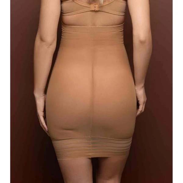 Jupe taille haute gainante