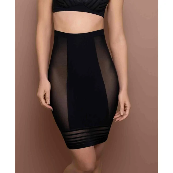 Jupe taille haute gainante