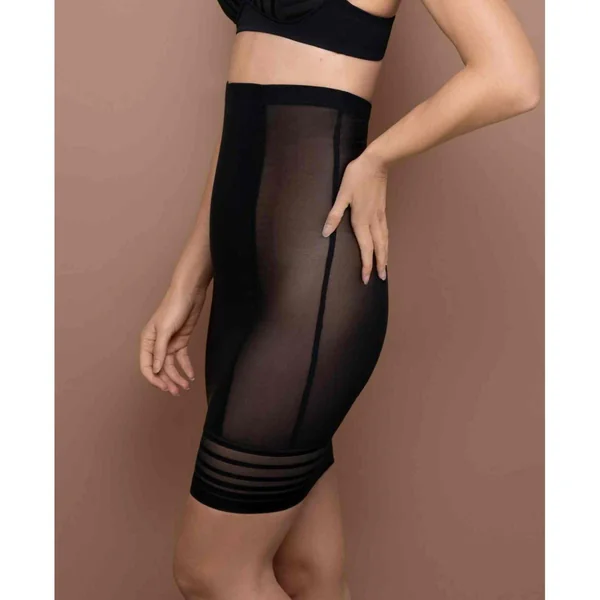 Jupe taille haute gainante