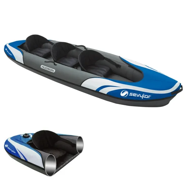 KAYAK GONFLABLE SEVYLOR HUDSON KCC360 BLEU