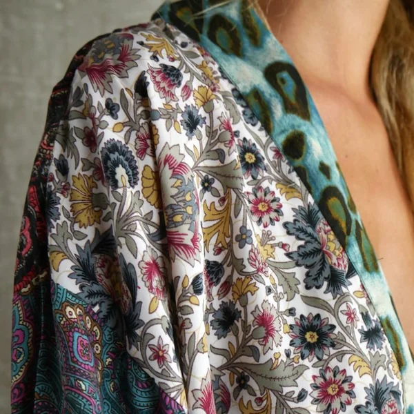 Kimono Court en Soie