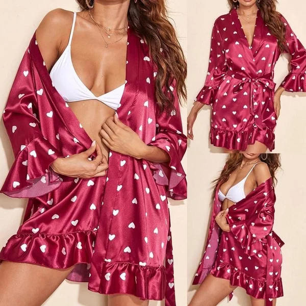 Kimono Court Rouge