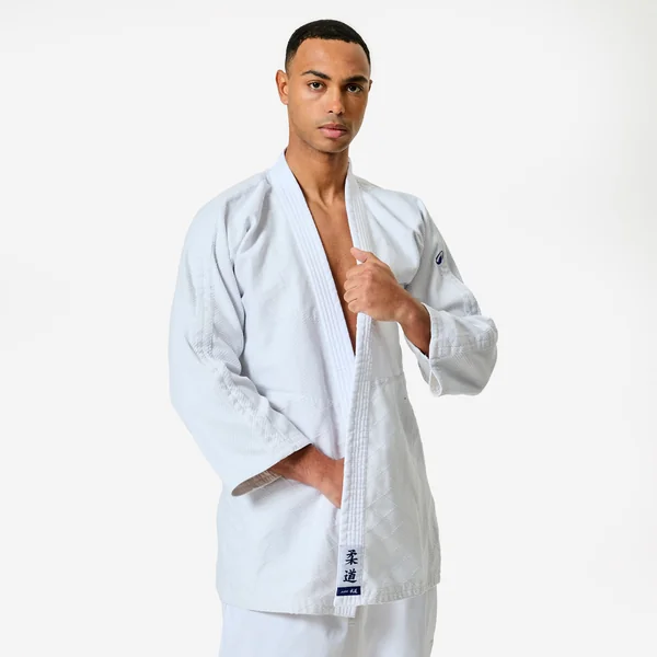 Kimono de judo léger et résistant adulte, blanc
