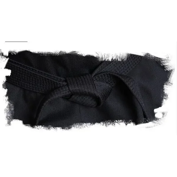 Kimono de karaté noir pour enfants, entraînement de taekwondo, broderie, taille 110-190 cm