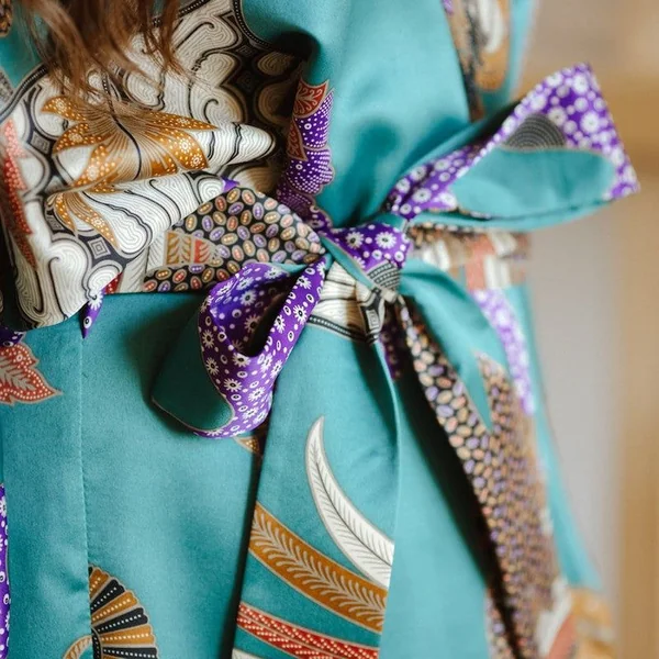 Kimono Long Femme Soie