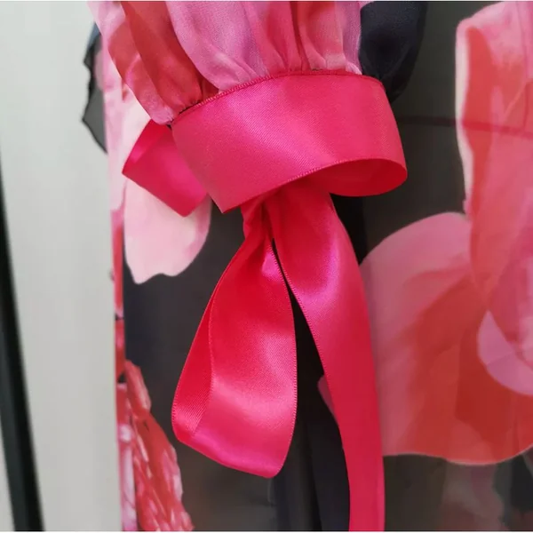 Kimono Long Noir Transparent