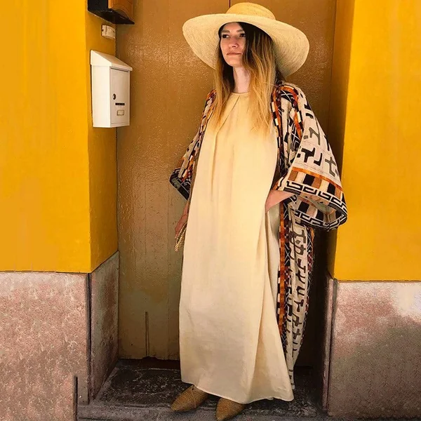 Kimono Long Été Femme