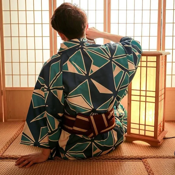 Kimono Motif Geometrique