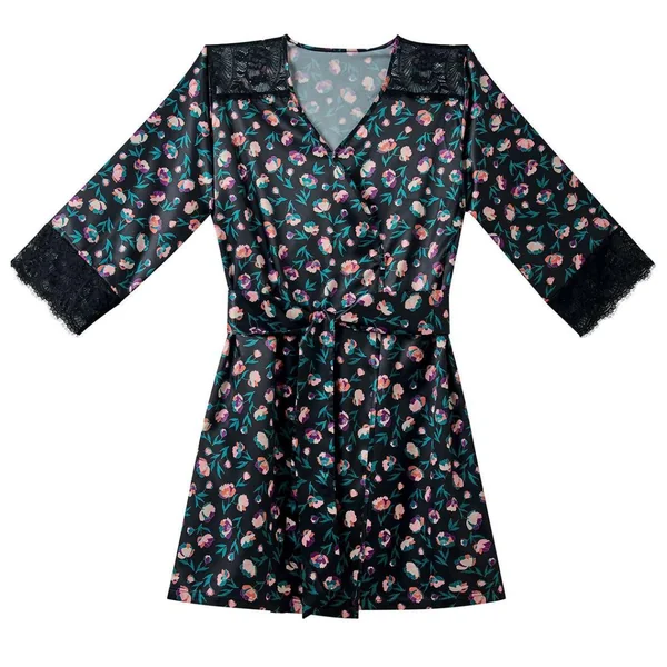 Kimono noir Impériale Pomm Poire