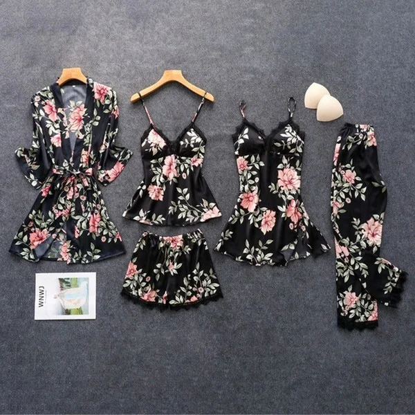 Kimono Noir Lingerie