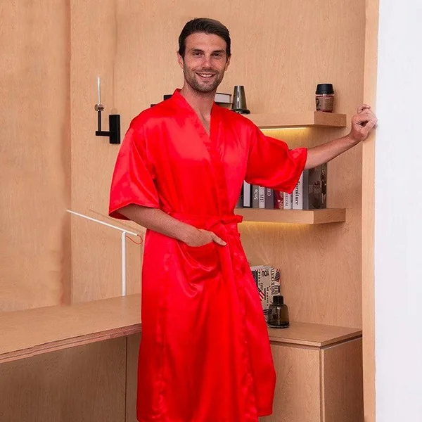 Kimono Orange Homme