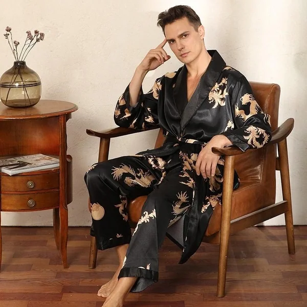 Kimono Pyjama Long Homme