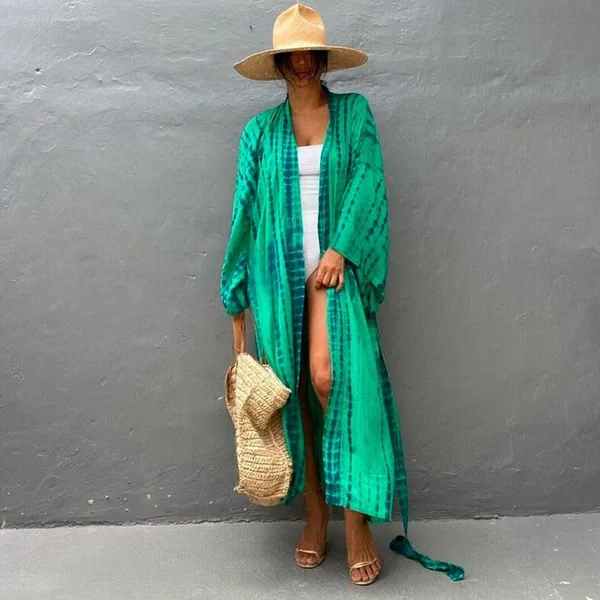 Kimono Vert Femme