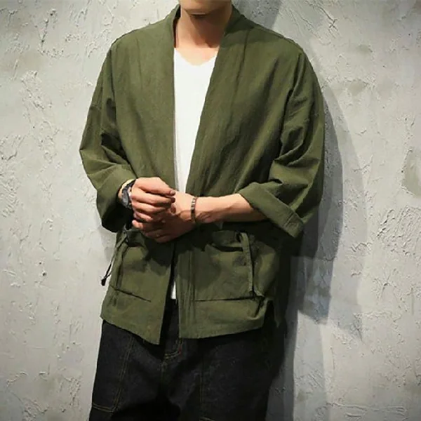 Kimono Vert Homme