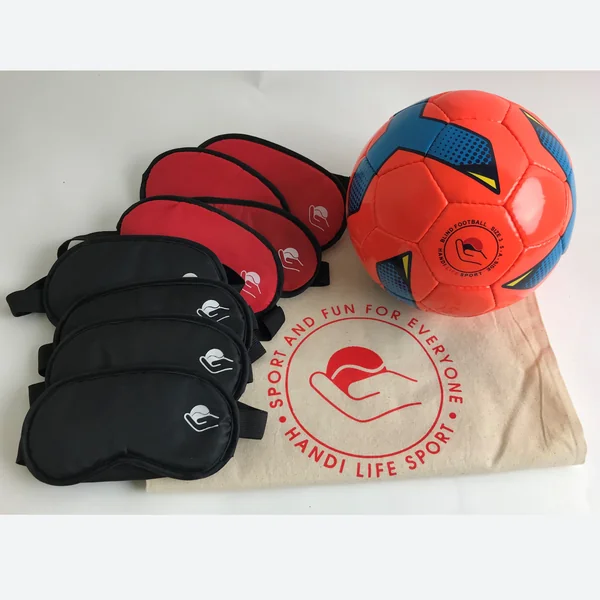 Kit cécifoot débutant•es ballon + masques