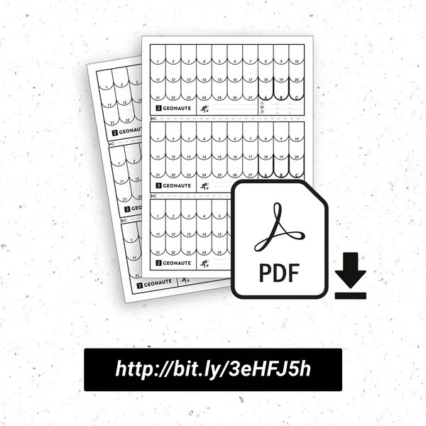 KIT DE 10 PINCES PERSONNALISABLE POUR LA COURSE D'ORIENTATION