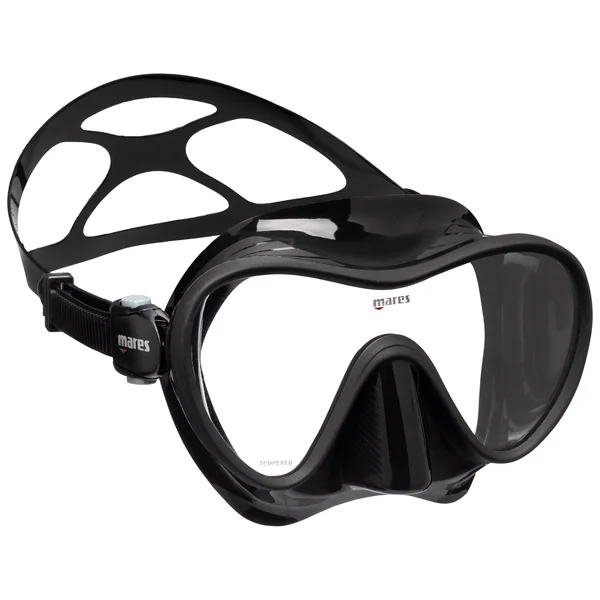 Kit de snorkeling Palmes masque et tuba - Kit tropical noir et blanc