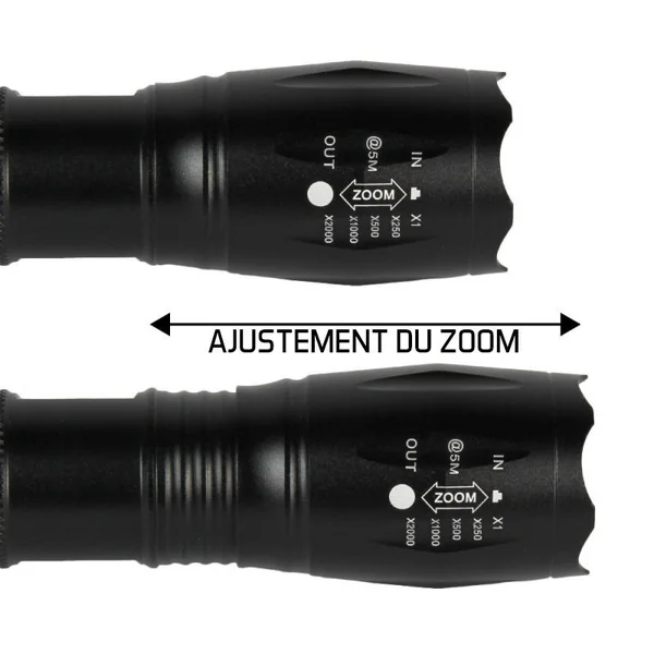 Lampe torche de pont alu led 350 lumens - irisco