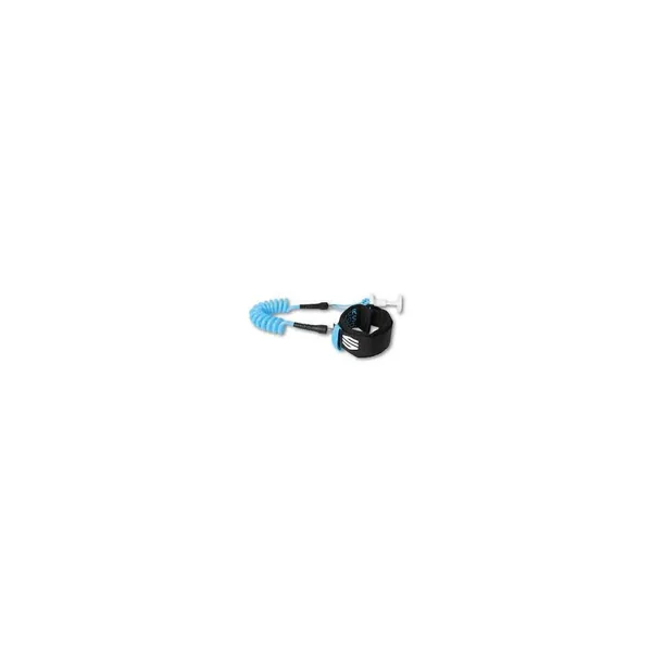 Leash bodyboard SNIPER Deluxe Poignet Noir / cyan