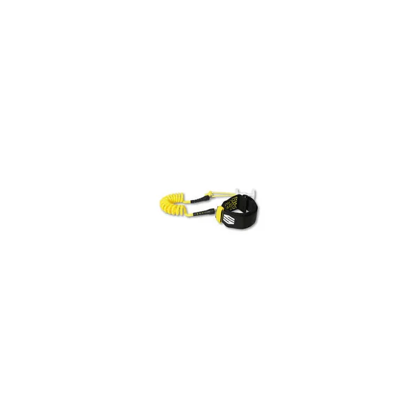 Leash bodyboard SNIPER Deluxe Poignet Noir / jaune