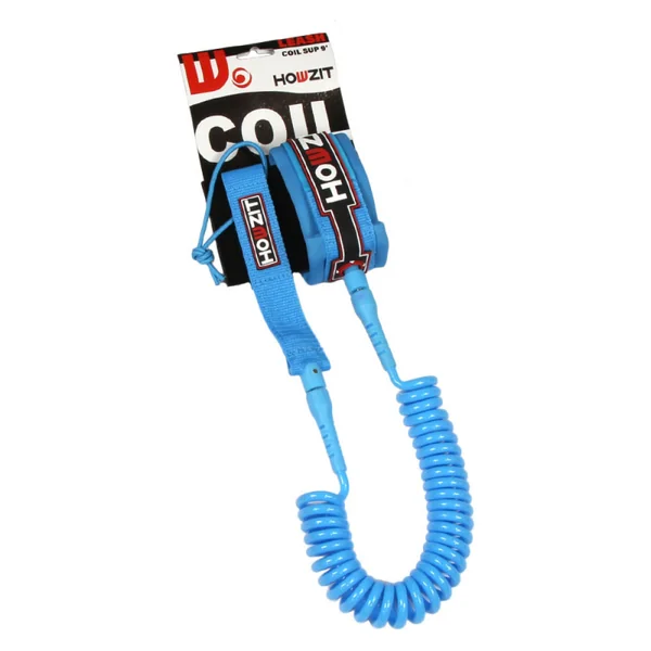 LEASH DE SUP HOWZIT COIL BLEU 9'