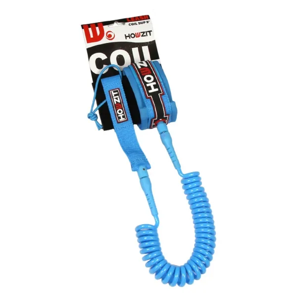 LEASH DE SUP HOWZIT COIL BLEU