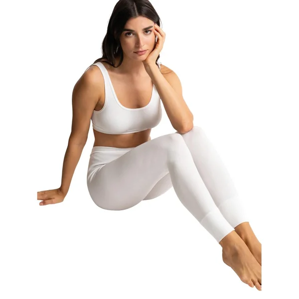 Legging taille haute en coton - Blanc Passionata KATE