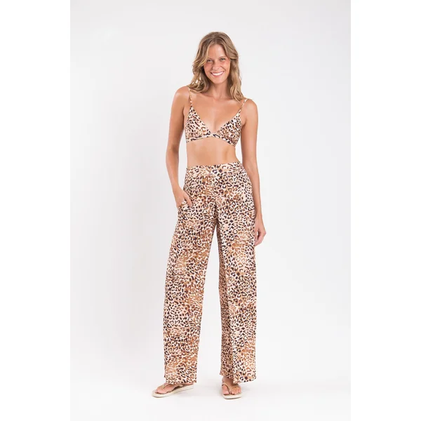 Leopard Wide Pants