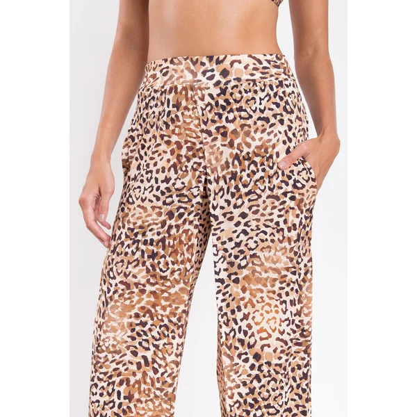 Leopard Wide Pants