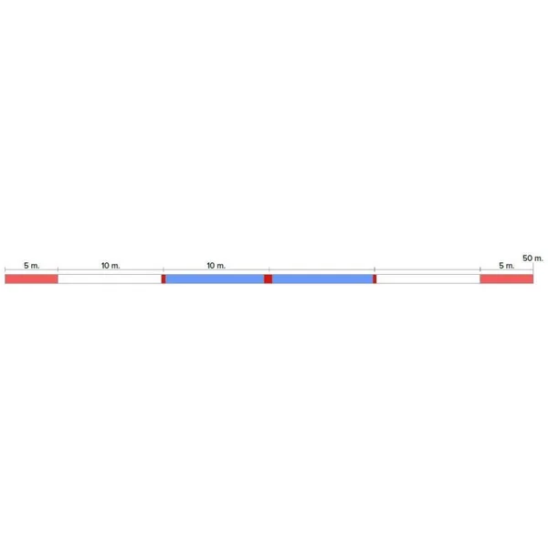 Ligne d'eau natation 50 m - Compétition