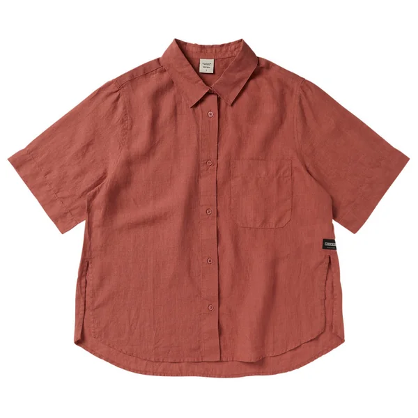 Linen Shirt Women Mystic