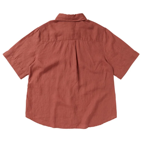 Linen Shirt Women Mystic