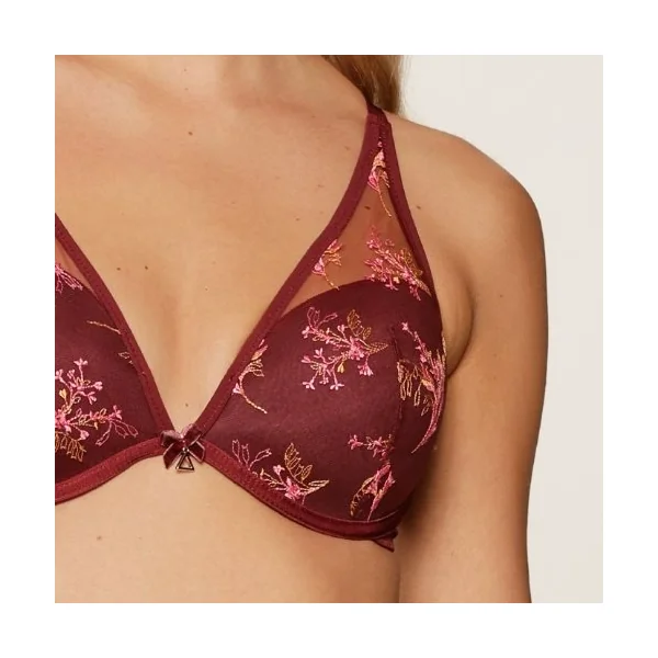 LingaDore Beautiful Bordeaux port soutien-gorge rembourré