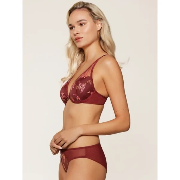 LingaDore Beautiful Bordeaux port soutien-gorge rembourré