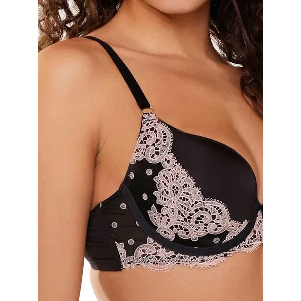 LingaDore black and cream noir soutien-gorge rembourré
