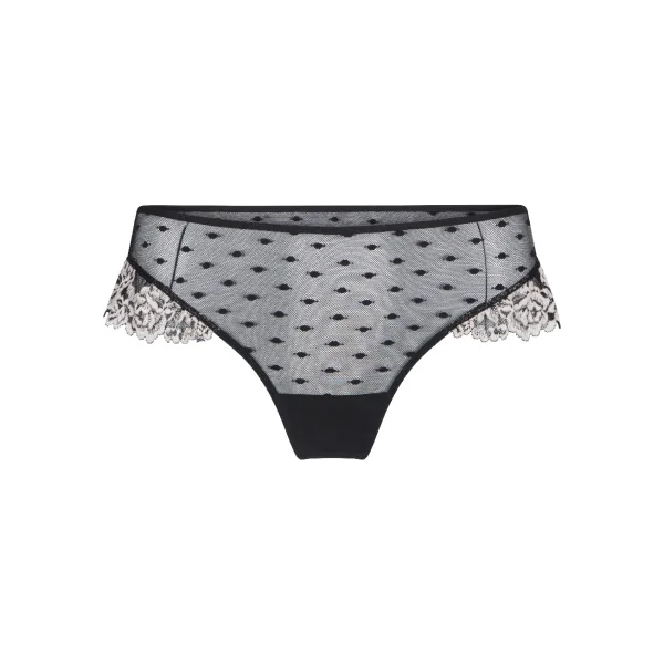 LingaDore Black & Sand noir/ivoire slip brésilien