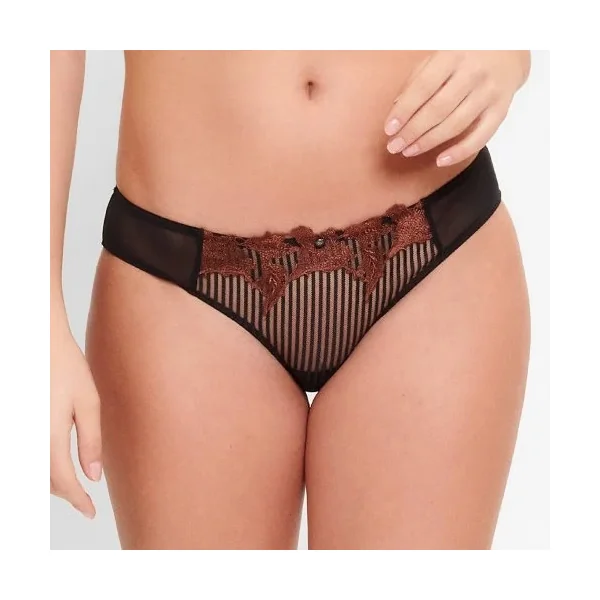 LingaDore Caviar Raisin noir/brun slip