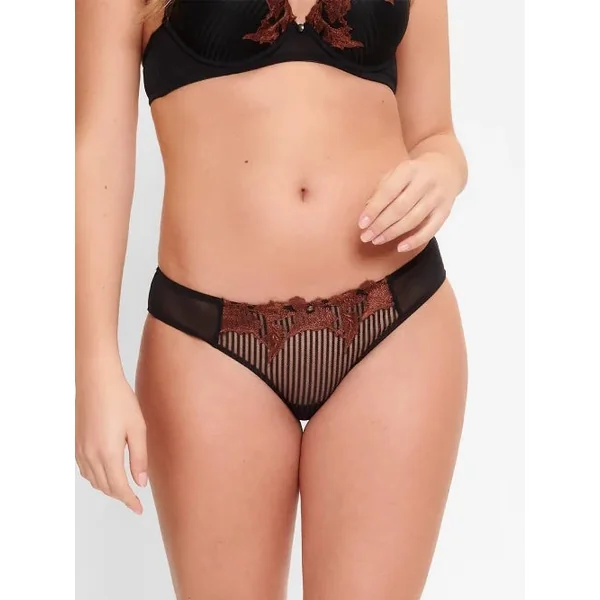 LingaDore Caviar Raisin noir/brun slip