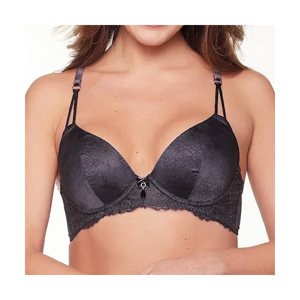 LingaDore Dark Snake bleu marine soutien-gorge rembourré