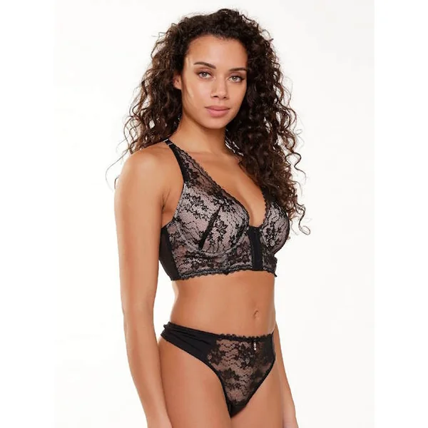 LingaDore Depths of black lingerie noir culotte string