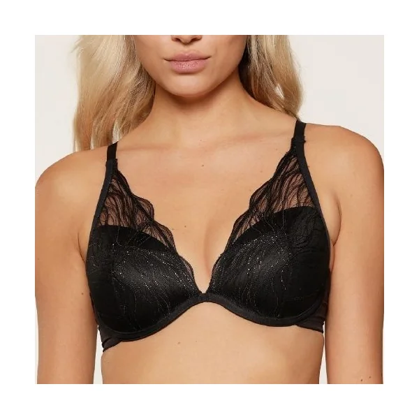 LingaDore Golden Glamour noir soutien-gorge rembourré