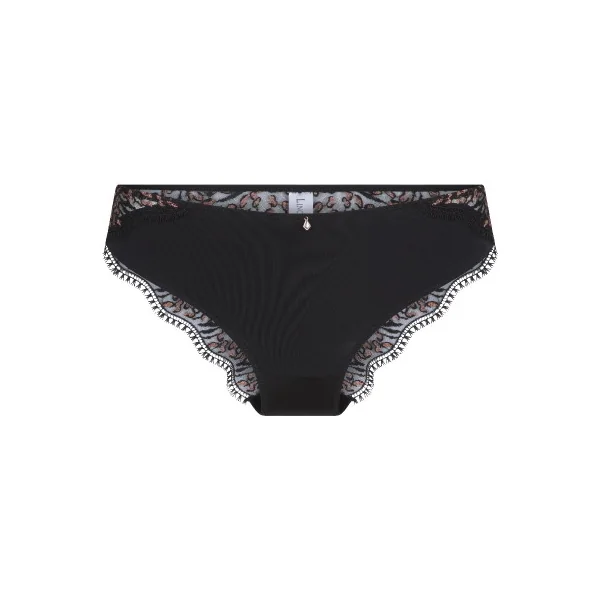 LingaDore In love with embroidery noir/cuivre slip