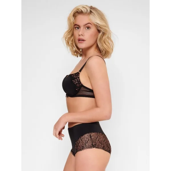 LingaDore In love with embroidery noir/cuivre soutien-gorge rembourré