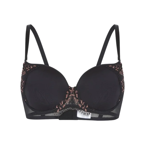 LingaDore In love with embroidery noir/cuivre soutien-gorge rembourré