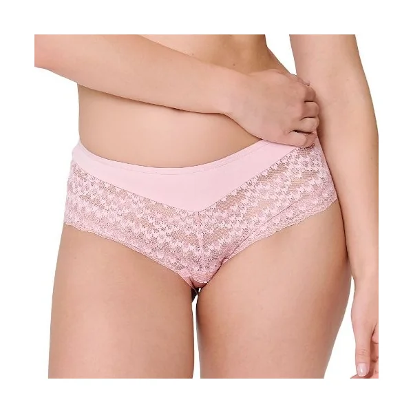 LingaDore Powder Pink rose shortie