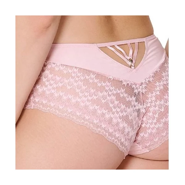 LingaDore Powder Pink rose shortie