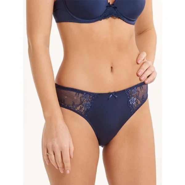 LingaDore Quotidien Basic bleu marine slip