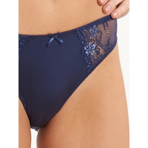 LingaDore Quotidien Basic bleu marine slip