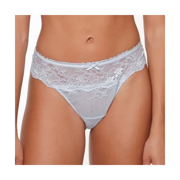 LingaDore Quotidien Basic illusion blue culotte string