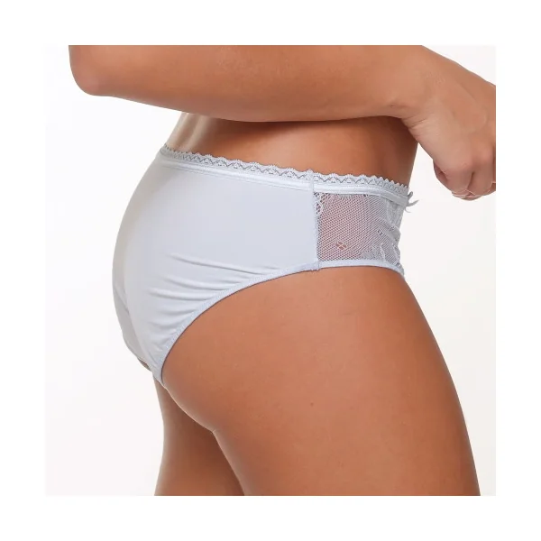 LingaDore Quotidien Basic illusion blue slip